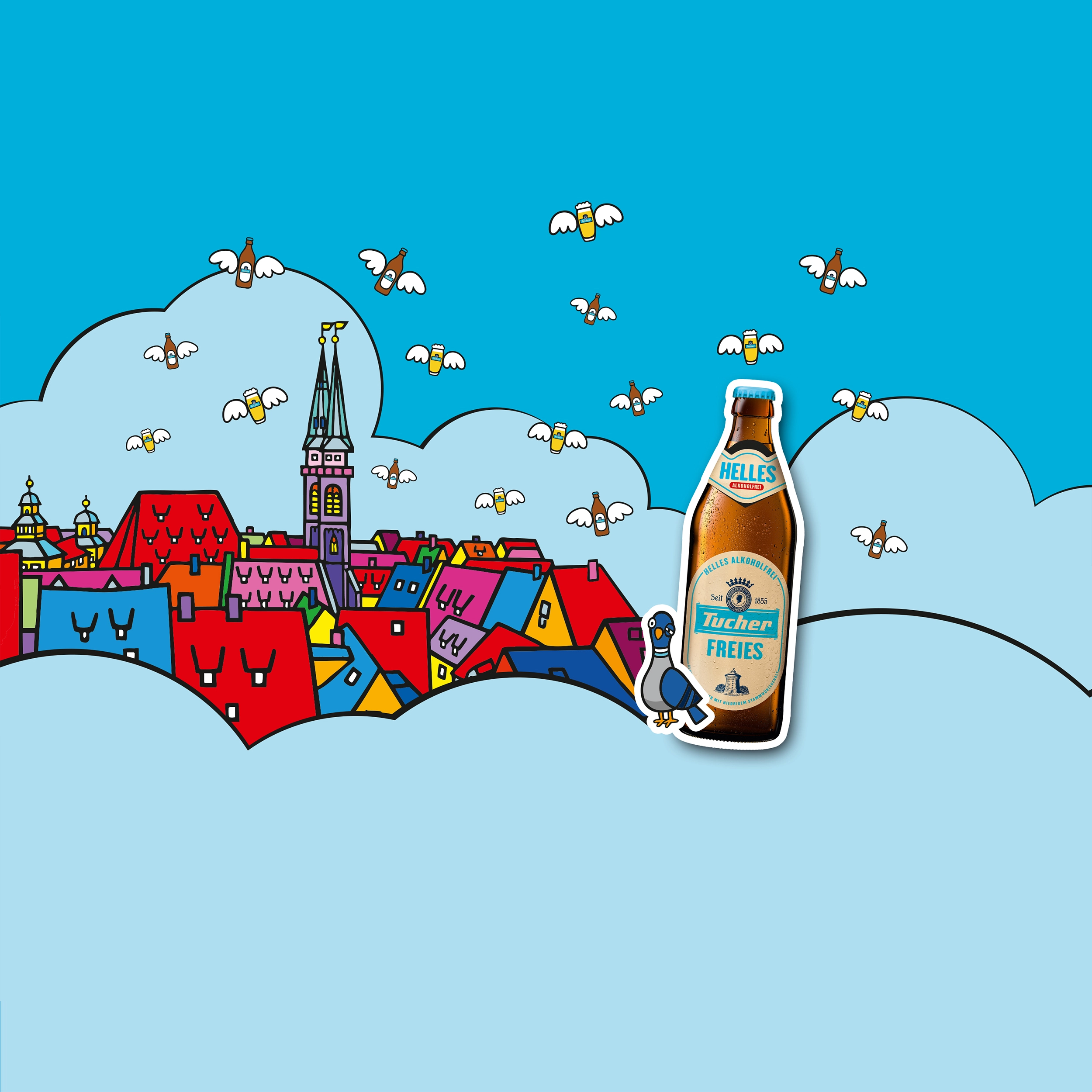 Image of Tucher non-alcoholic Helles – To product page